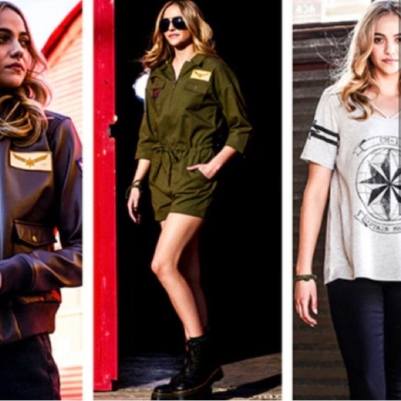 Her Universe Captain Marvel Cargo Romper Women’s M - Picture 9 of 9